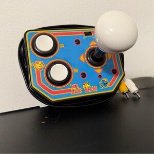 Ms. Pac-Man Retro Arcade Joystick - Blue and White
